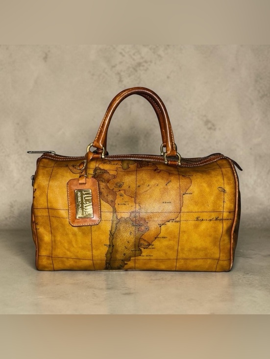 Alviero Martini Handbags - Alviero Martini World Map Boston Bag